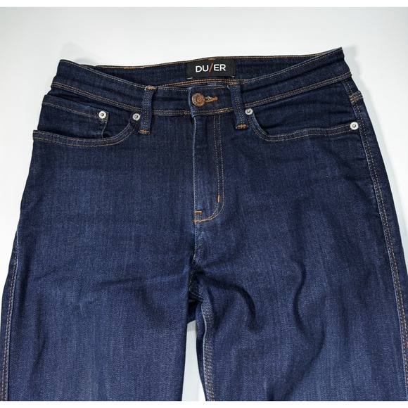 Other - DU/ER Jeans Men's 29/30‎ Dark Blue Relaxed Tapered Fleece Lined Stretch